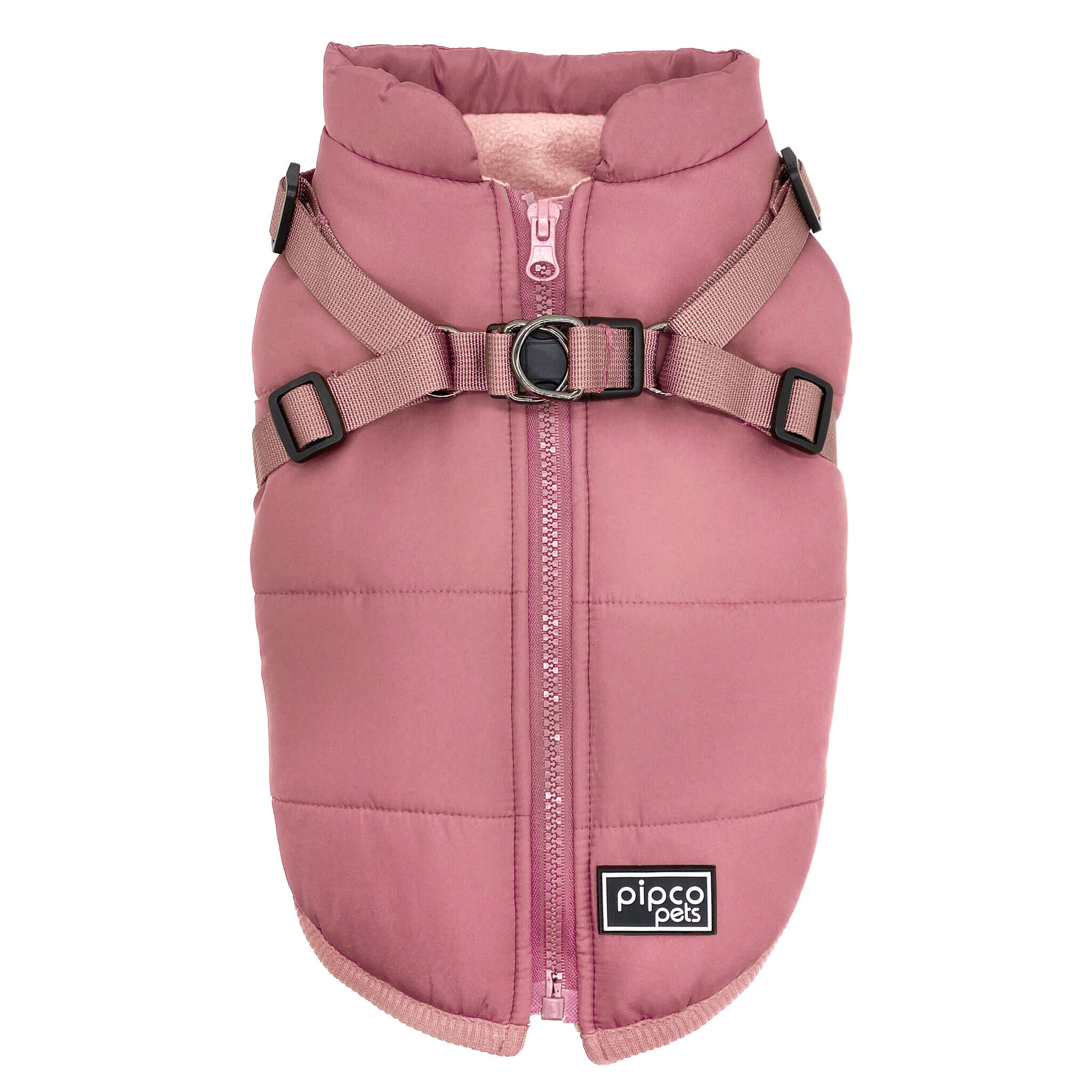 PIPCO PETS - Dog Puffer Jacket with In-Built Harness | Water Resistant Coat - Picture 16 of 20